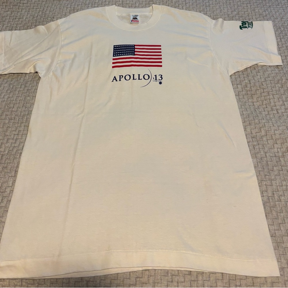 NWOT Vintage 1995 Apollo 13 Movie Promo L T-Shirt Single Stitch Fruit of Loom